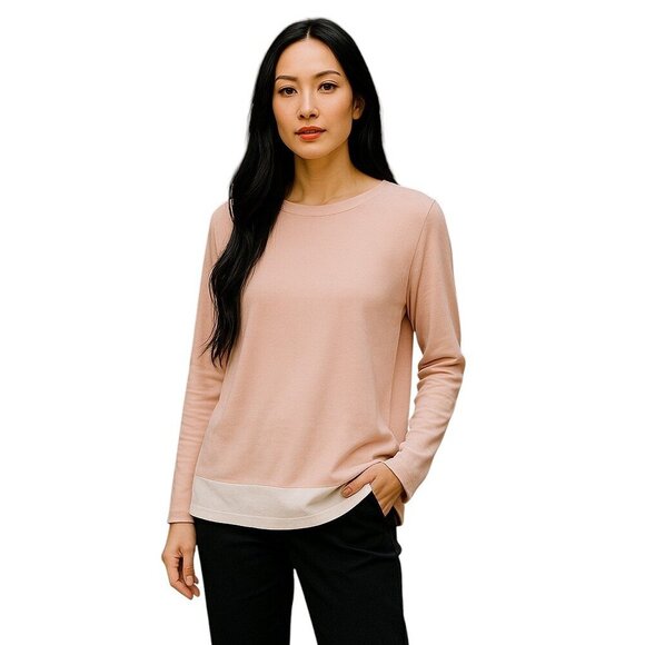 Calvin Klein Peach Pink Blouse Small NWT - Picture 1 of 8